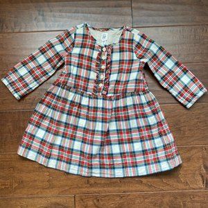 Gap plaid dress 18-24m